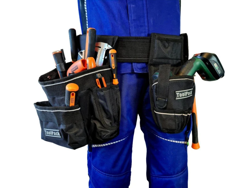 ToolPack Robuuste Gereedschapsgordel, Grote Gereedschapshouder, Boorhouder, Metalen Hamerhouder Drill Holder, Reflectielijnen ToolPack Robuuste Gereedschapsgordel, Grote Gereedschapshouder, Boorhouder, Metalen Hamerhouder Drill Holder, Reflectielijnen -Winkel Voor Huishoudelijk Gereedschap h130691 4.jpg 1200x600 8b83debc88