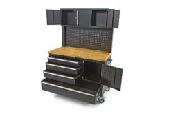 HBM Gereedschapswagen Met Kastenwand, Houten Werkblad, 122 Cm, Zwart -Winkel Voor Huishoudelijk Gereedschap hbm 006 106.jpg 1200x600 8e7eaebc88