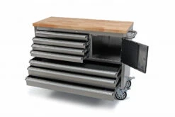 HBM Gereedschapswagen Met Houten Werkblad - 122 Cm - RVS -Winkel Voor Huishoudelijk Gereedschap hbm 007 10.jpg 1200x600 b175aebc88