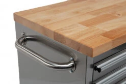 HBM Gereedschapswagen Met Houten Werkblad - 122 Cm - RVS -Winkel Voor Huishoudelijk Gereedschap hbm 014 21.jpg 1200x600 78315ebc88