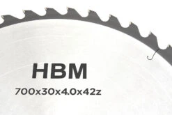 HBM 700 Mm - 42-T Zaagblad Voor HBM Professionele Wipzaag / Brandhoutzaag 5.5 PK - 400 Volt -Winkel Voor Huishoudelijk Gereedschap hbm 023b 3.jpg 1200x600 bc0e2ebc88