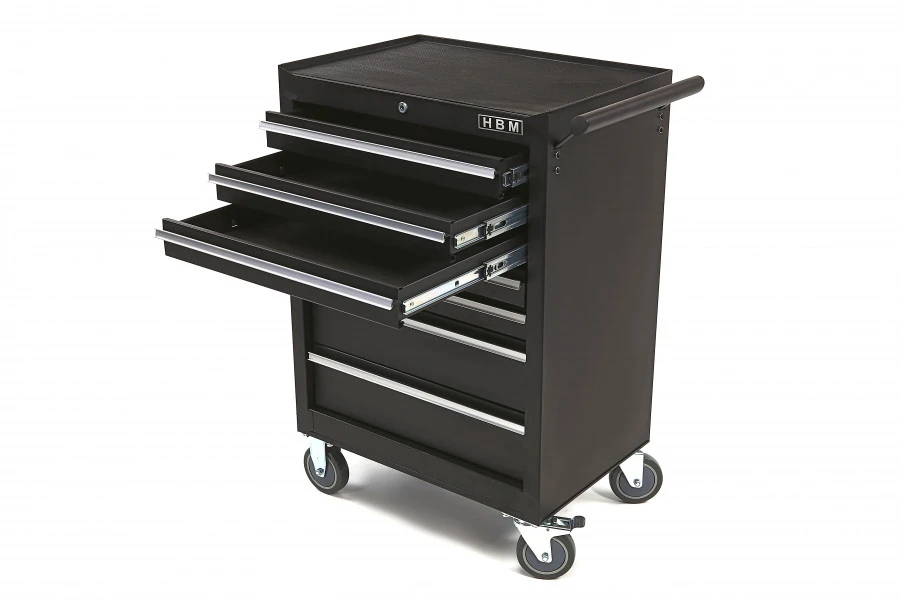 HBM Gereedschapswagen hoog met 7 laden - 68 cm - zwart HBM Gereedschapswagen Hoog Met 7 Laden - 68 Cm - Zwart -Winkel Voor Huishoudelijk Gereedschap hbm 026 48.jpg 1200x600 0020febc88