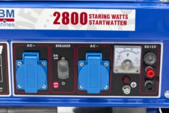HBM 2.800W Generator Met 208 Cc Benzinemotor, 230V -Winkel Voor Huishoudelijk Gereedschap hbm 060 150.jpg 1200x600 57cf2ebc88