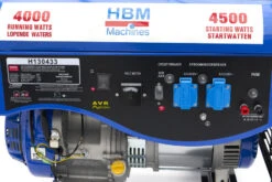 HBM 4300W Generator, Aggregaat Met 389 Cc Benzinemotor, 2 X 230 V / 12 V -Winkel Voor Huishoudelijk Gereedschap hbm 066 143.jpg 1200x600 c7f31ebc88