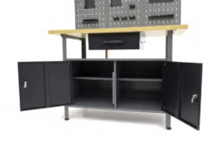 HBM Werkbank Met Deuren 120 X 60 X 200 Cm -Winkel Voor Huishoudelijk Gereedschap hbm 108 149.jpg 1200x600 2386aebc88