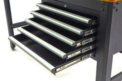 HBM 156 Cm Professionele Werkbank Met 5 Laden En Houten Werkblad Zwart -Winkel Voor Huishoudelijk Gereedschap hbm 108 86.jpg 1200x600 bcda1ebc88