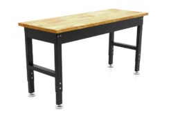 HBM In Hoogte Verstelbare Werkbank Met Massief Houten Werkblad En Lade 152 Cm -Winkel Voor Huishoudelijk Gereedschap hbm 1083 1.jpg 1200x600 64d54ebc88