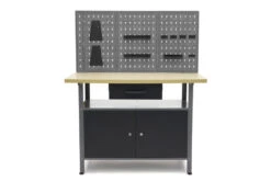 HBM Werkbank Met Deuren 120 X 60 X 145 Cm