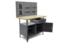 HBM Werkbank Met Deuren 120 X 60 X 145 Cm -Winkel Voor Huishoudelijk Gereedschap hbm 131 129.jpg 1200x600 5424debc88