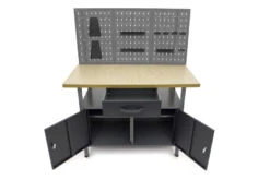 HBM Werkbank Met Deuren 120 X 60 X 145 Cm -Winkel Voor Huishoudelijk Gereedschap hbm 133 134.jpg 1200x600 1fe21ebc88