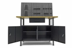 HBM Werkbank Met Deuren 120 X 60 X 145 Cm -Winkel Voor Huishoudelijk Gereedschap hbm 134 140.jpg 1200x600 115b7ebc88