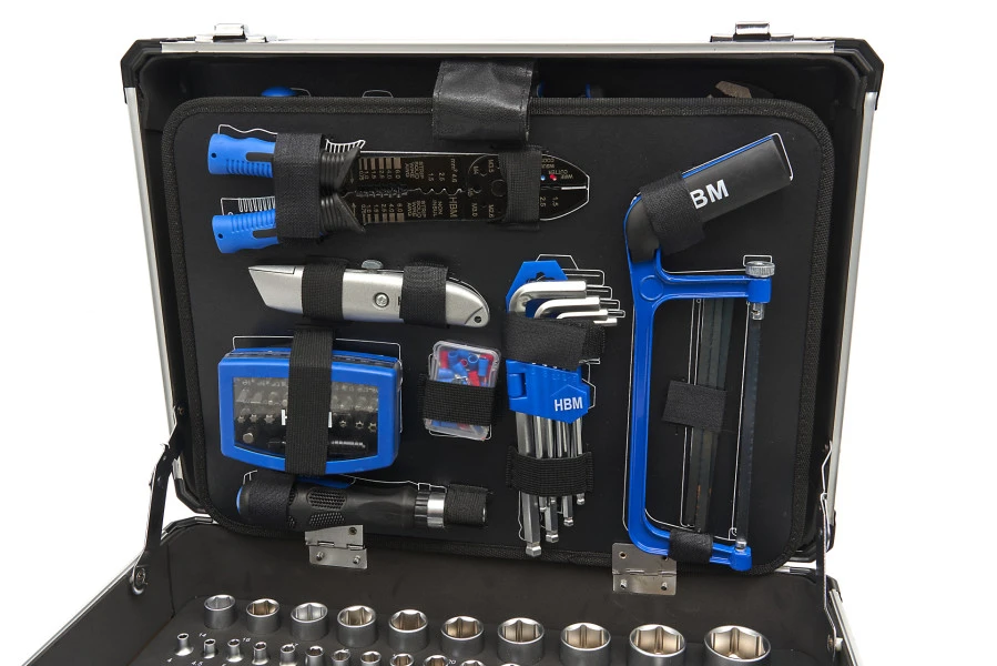 HBM gereedschapskoffer, gereedschapsset met EVA inlay 154-delig HBM Gereedschapskoffer, Gereedschapsset Met EVA Inlay 154-delig -Winkel Voor Huishoudelijk Gereedschap hbm 154 106.jpg 1200x600 1cd57ebc88