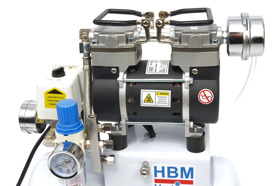 HBM low noise airbrush compressor 4 liter, model 2 HBM Low Noise Airbrush Compressor 4 Liter, Model 2 -Winkel Voor Huishoudelijk Gereedschap hbm 157 100.jpg 1200x600 3d4d6ebc88