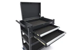 HBM 2 Laden Gereedschapswagen Met 2 Plateaus En Opbergvak - 91 Cm - Zwart -Winkel Voor Huishoudelijk Gereedschap hbm 181 98.jpg 1200x600 6b557ebc88