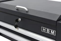 HBM 2 Laden Gereedschapswagen Met 2 Plateaus En Opbergvak - 91 Cm - Zwart -Winkel Voor Huishoudelijk Gereedschap hbm 186 90.jpg 1200x600 df61eebc88