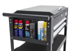 HBM 2 Laden Gereedschapswagen Met 2 Plateaus En Opbergvak - 91 Cm - Zwart -Winkel Voor Huishoudelijk Gereedschap hbm 191 97.jpg 1200x600 21f90ebc88