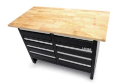 HBM 120 Cm Werkbank Met 8 Laden En Massief Houten Werkblad -Winkel Voor Huishoudelijk Gereedschap hbm 2039 11.jpg 1200x600 e3e31ebc88