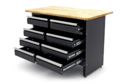 HBM 120 Cm Werkbank Met 8 Laden En Massief Houten Werkblad -Winkel Voor Huishoudelijk Gereedschap hbm 2040 13.jpg 1200x600 c1f2debc88