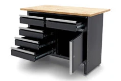 HBM 120 Cm Werkbank Met 5 Laden 1 Deur En Massief Houten Werkblad -Winkel Voor Huishoudelijk Gereedschap hbm 2053 9.jpg 1200x600 ef382ebc88