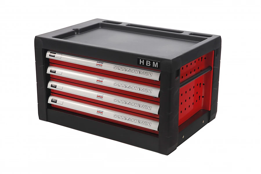 HBM 4 Laden Gereedschap Opzetkast - ROOD HBM 4 Laden Gereedschap Opzetkast - ROOD -Winkel Voor Huishoudelijk Gereedschap hbm 207 4.jpg 1200x600 e00f9ebc88