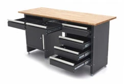 HBM 171 Cm Werkbank Met 6 Laden 1 Deur En Massief Houten Werkblad -Winkel Voor Huishoudelijk Gereedschap hbm 2096 7.jpg 1200x600 87224ebc88