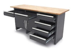 HBM 171 Cm Werkbank Met 6 Laden 2 Deuren En Massief Houten Werkblad 5 HBM 171 Cm Werkbank Met 6 Laden 2 Deuren En Massief Houten Werkblad -Winkel Voor Huishoudelijk Gereedschap hbm 2107 10.jpg 1200x600 d58c7ebc88