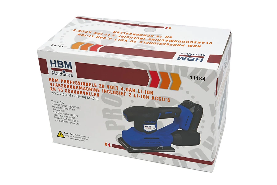 HBM Professionele 20 Volt 4,0AH Lion Vlakschuurmachine Inclusief 2 Lion Accu's en 15 Schuurvellen HBM Professionele 20 Volt 4,0AH Lion Vlakschuurmachine Inclusief 2 Lion Accu's En 15 Schuurvellen -Winkel Voor Huishoudelijk Gereedschap hbm 269 46.jpg 1200x600 cda61ebc88