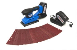 HBM Professionele 20 Volt 4,0AH Lion Vlakschuurmachine Inclusief 2 Lion Accu's En 15 Schuurvellen 9 HBM Professionele 20 Volt 4,0AH Lion Vlakschuurmachine Inclusief 2 Lion Accu's En 15 Schuurvellen -Winkel Voor Huishoudelijk Gereedschap hbm 270 41.jpg 1200x600 96c38ebc88