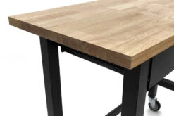 HBM Werkbank Met Massief Houten Blad, 2 Laden, Verrijdbaar, 122 Cm -Winkel Voor Huishoudelijk Gereedschap hbm 3075 9.jpg 1200x600 2e0c8ebc88