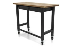 HBM Werkbank Met Massief Houten Blad, 2 Laden, Verrijdbaar, 122 Cm -Winkel Voor Huishoudelijk Gereedschap hbm 3077 8.jpg 1200x600 df199ebc88