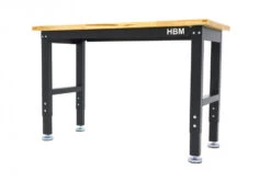 HBM Werkbank Met Massief Houten Blad, In Hoogte Verstelbaar, 122 Cm -Winkel Voor Huishoudelijk Gereedschap hbm 3141 4.jpg 1200x600 f3bc0ebc88