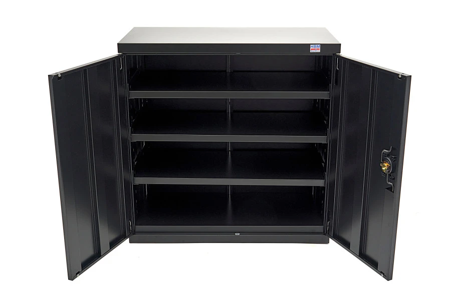 HBM Profi Gereedschapskast 90 x 45 x 90 cm. met 3 Planken zwart HBM Profi Gereedschapskast 90 X 45 X 90 Cm. Met 3 Planken Zwart -Winkel Voor Huishoudelijk Gereedschap hbm 329 21.jpg 1200x600 6a95eebc88