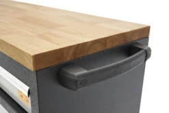 HBM Gereedschapswagen Met Houten Werkblad - 168 Cm - Grijs -Winkel Voor Huishoudelijk Gereedschap hbm 525 3.jpg 1200x600 90918ebc88